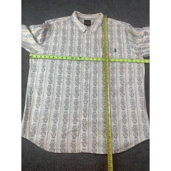 PrAna Breathe Mens 100% Cotton Shot Sleeve Button Up Shirt Size 2XL Multicolor - Picture 7 of 9
